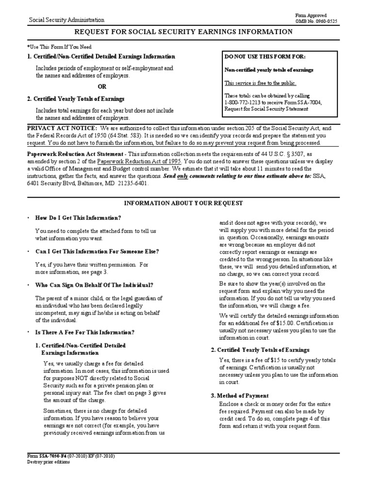Ssa 7050 | PDF | Credit Card | Cheque