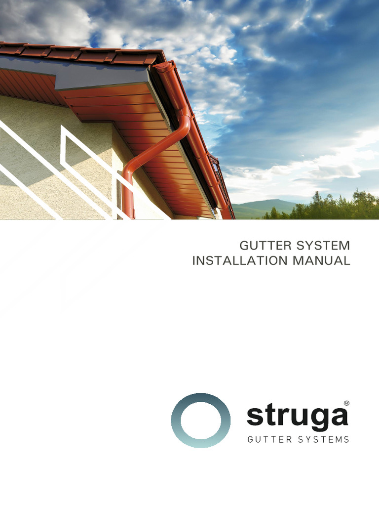 Gutter Installation Guide | PDF | Roof | Pipe (Fluid Conveyance)