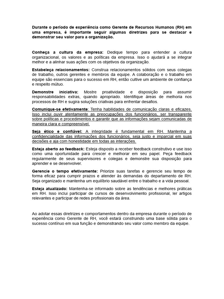 ALINHAMENTO RH COM OS DEMAIS PDF Gest o De Recursos Humanos 