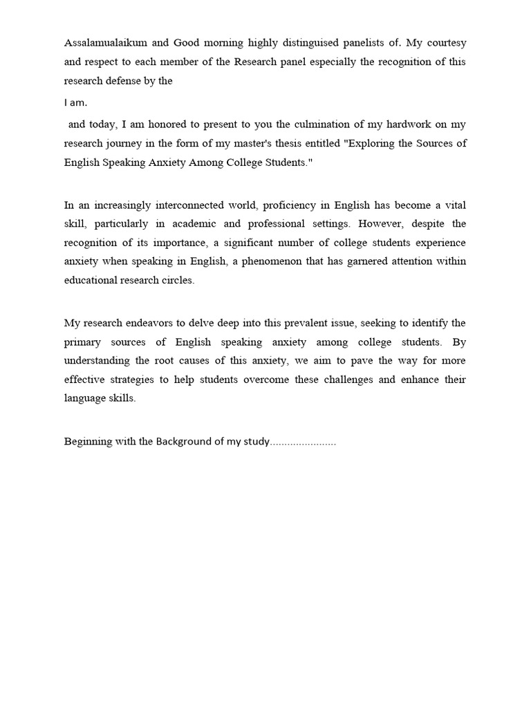 Intro Script | PDF