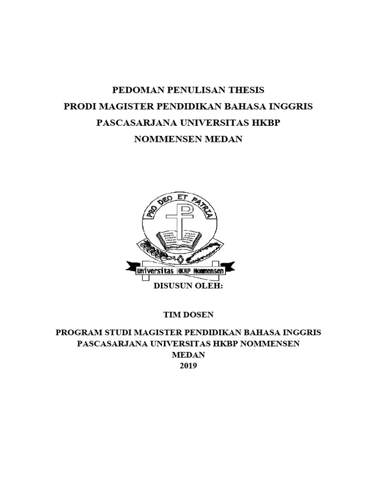 Panduan penulisan thesis akademik yang terstruktur dan sistematis