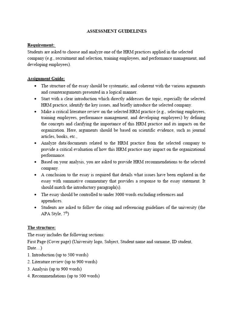 Assessment final assignment pdf essays theory