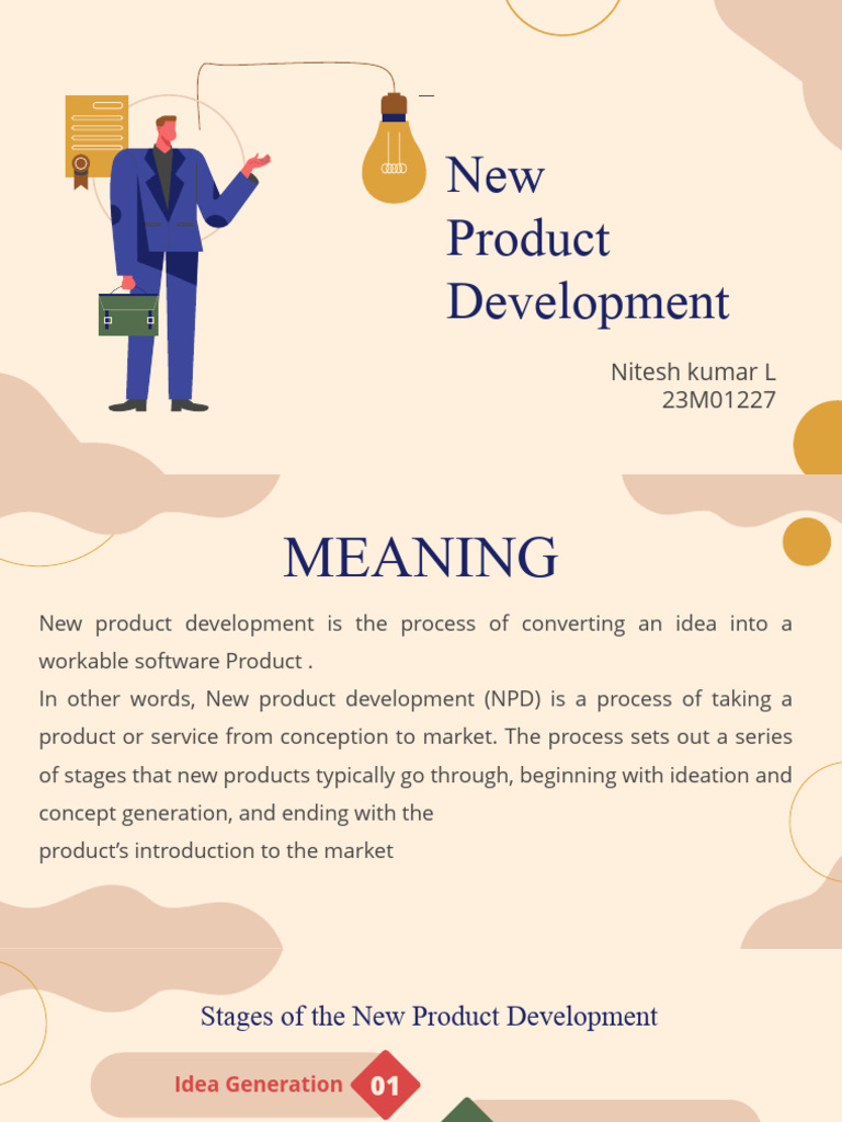 Nitesh New Product Development | PDF | New Product Development | Marketing
