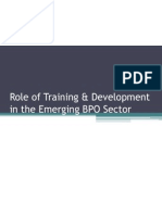 Role of Training & Development in The Emerging