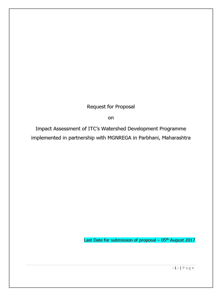 Watershed Development Programmes In Maharashtra Pdf