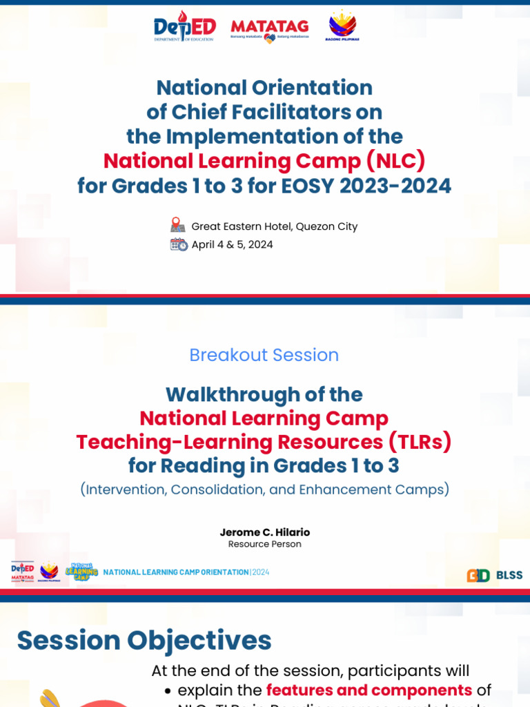 NLC Implementation for Grades 1-3 Reading | PDF | Reading Comprehension ...