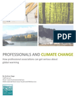 Professionals and Climate Change