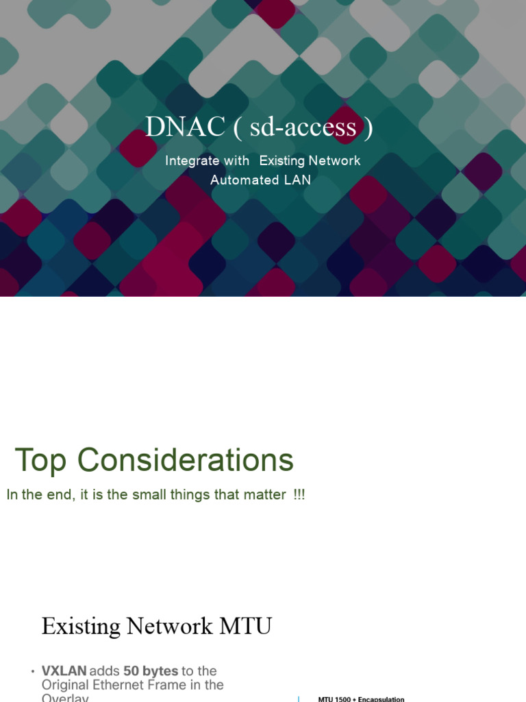 Cisco SD-Access Migration Strategies | PDF | Ip Address | Computer Network