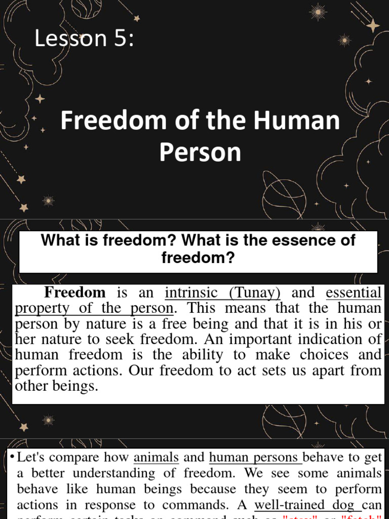 Understanding Human Freedom | PDF | Free Will | Prudence