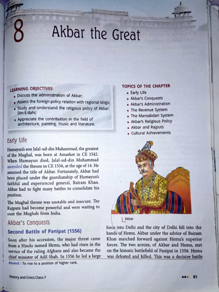 Akbar's Administration and Achievements | PDF