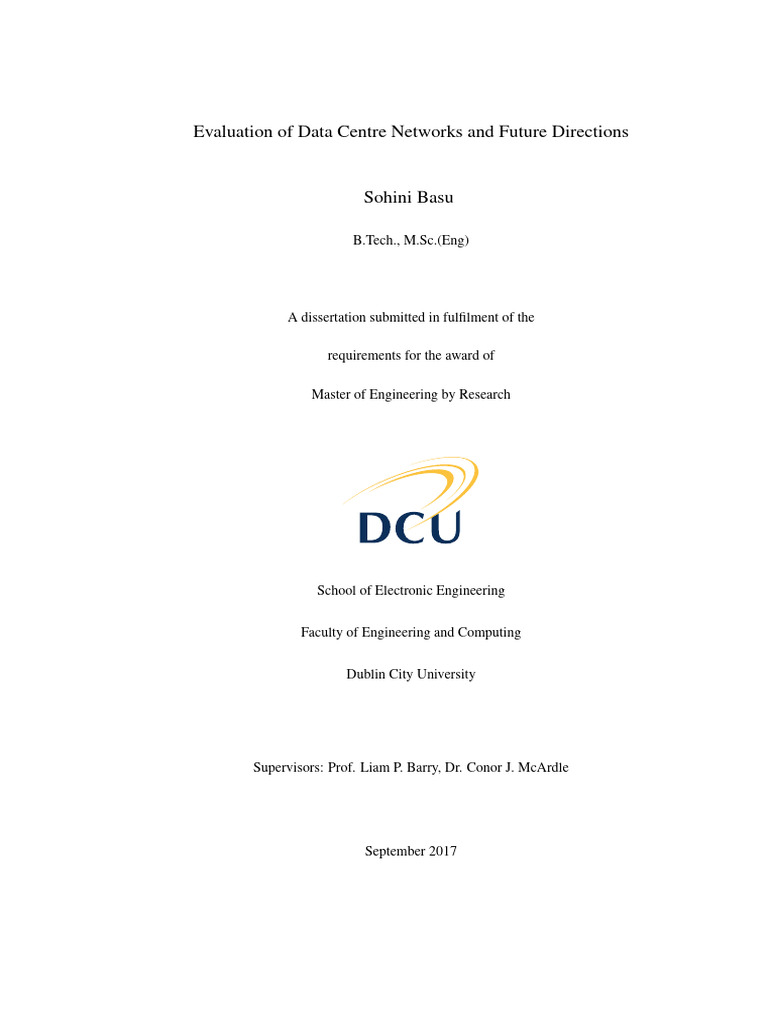 Thesis - Sohini 2017 | PDF | Computer Network | Network Congestion