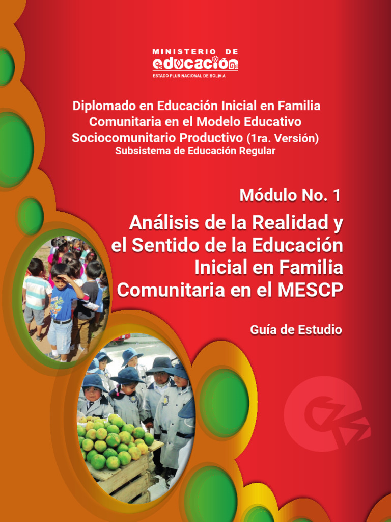 Modulo 1 Diplomado en Educacion Inicial | PDF | Educación de la primera ...