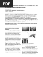 Low Cost and Alternate Technologies for Construction.