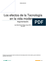 Efecto de La Tecnología en La Vida Moderna