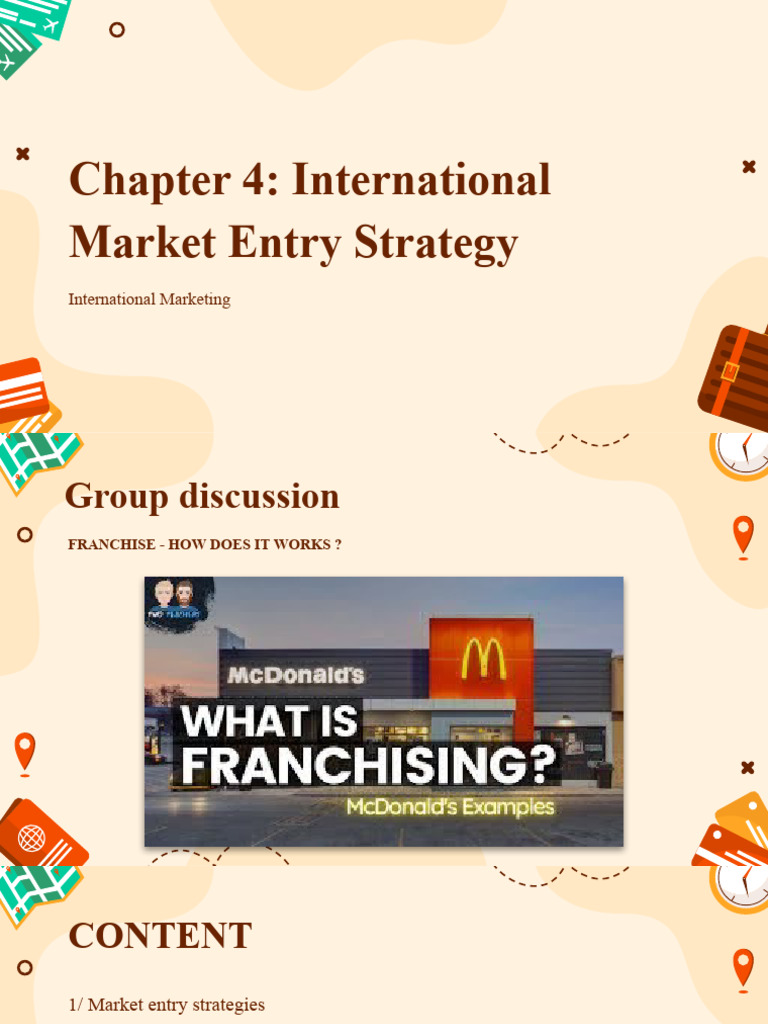 Chapter 4 International Market Entry Strategy Pdf Market