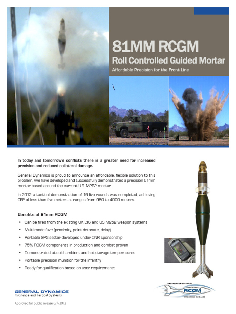 81mm-RCGM | Download Free PDF | Mortar (Weapon) | Fuze
