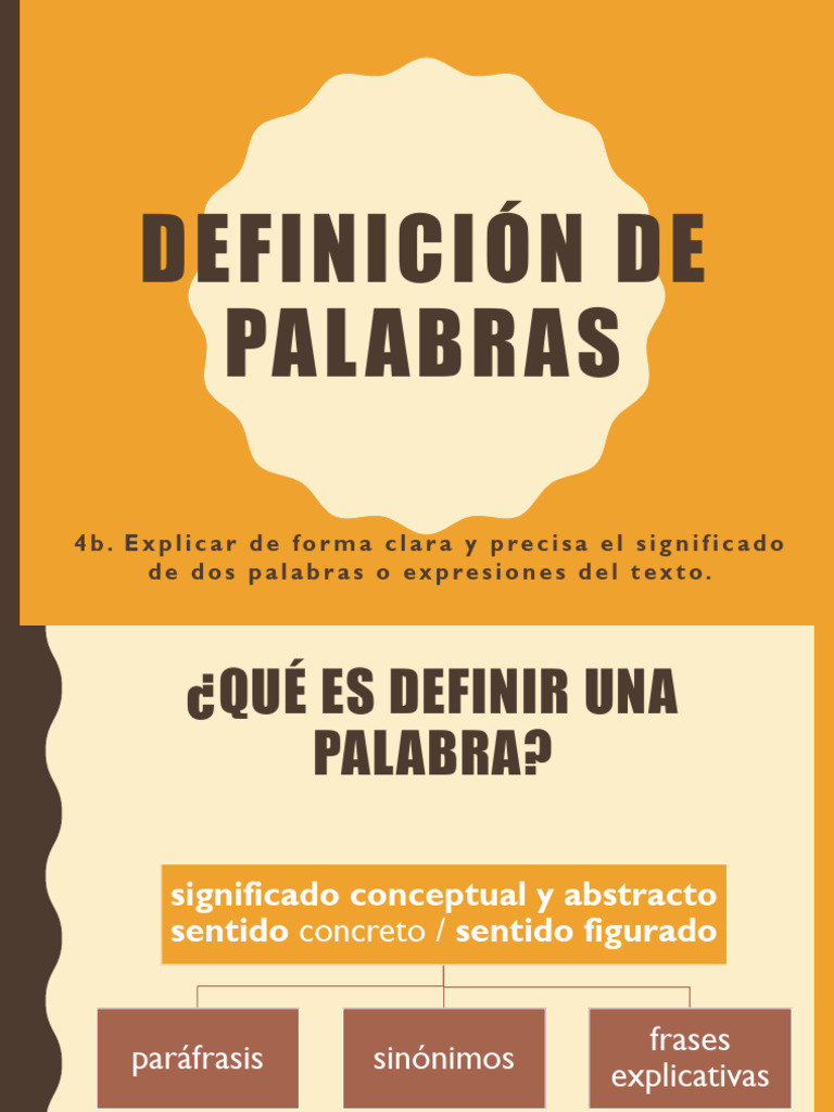 Definición de Palabras | PDF | Homo | Palabra