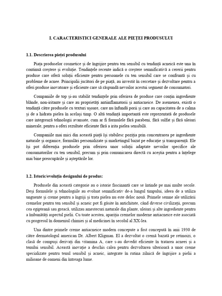 Proiect Design - I. Caracteristici | PDF