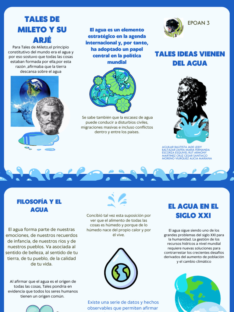 Filosofía del Agua y su Importancia | PDF | Agua | Ciencias de la Tierra