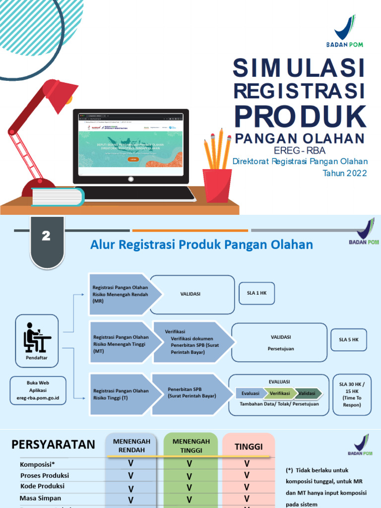 Alur Registrasi Pangan Olahan BPOM | PDF