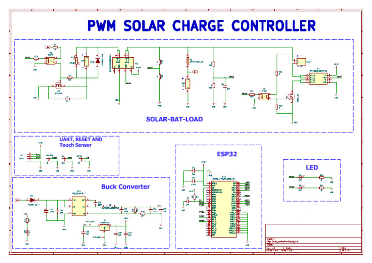 PWM Solar Charge Controller Diagram | PDF