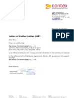 Authorization Letter Harmony