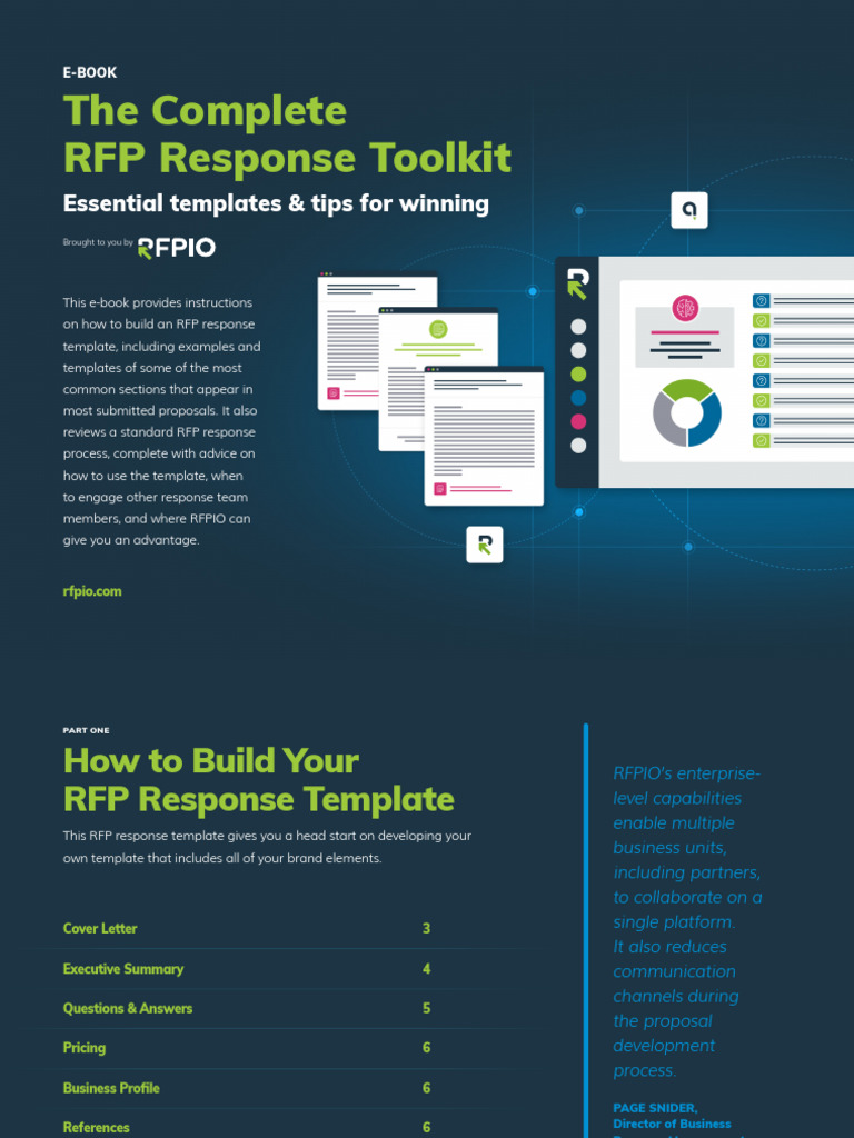 Rfpio rfp response toolkit download free pdf request for proposal