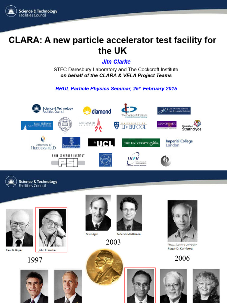 CLARA Seminar at RHUL | PDF | Laser | Electromagnetic Radiation