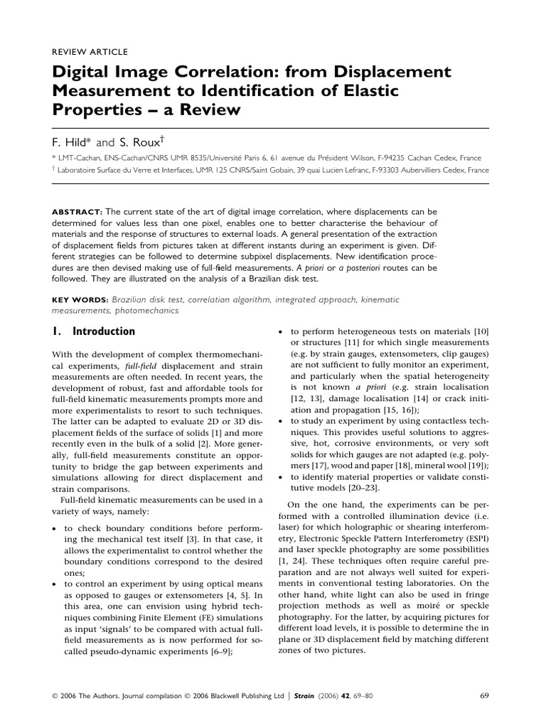 Identification Review Elastic Hild | PDF | Elasticity (Physics)