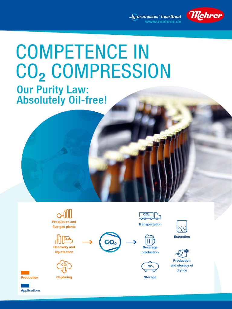 CO2 Compression Solutions by Mehrer | PDF | Carbon Dioxide | Gases