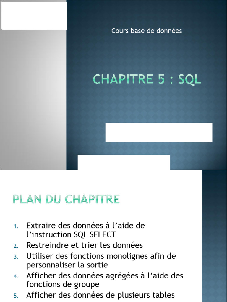 Instructions LMD en SQL | PDF | SQL | Bases de données