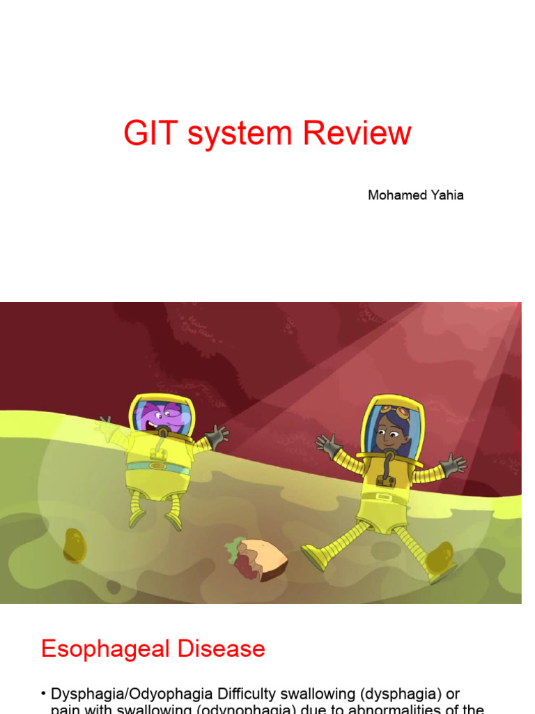 Git Review | PDF | Gastroesophageal Reflux Disease | Esophagus