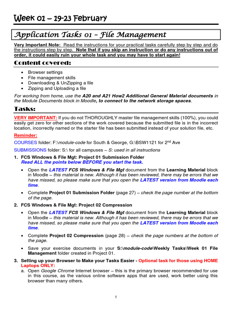 File Management Tasks Guide | PDF | Computer File | Icon (Computing)
