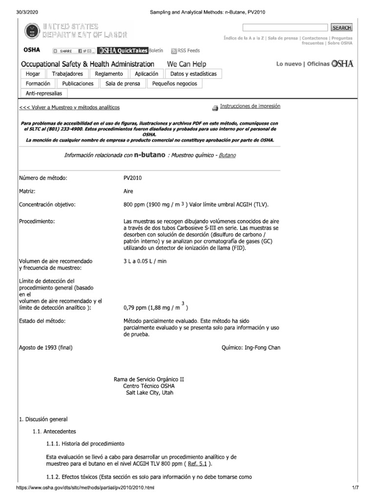 n-Butane Safety Guidelines | PDF