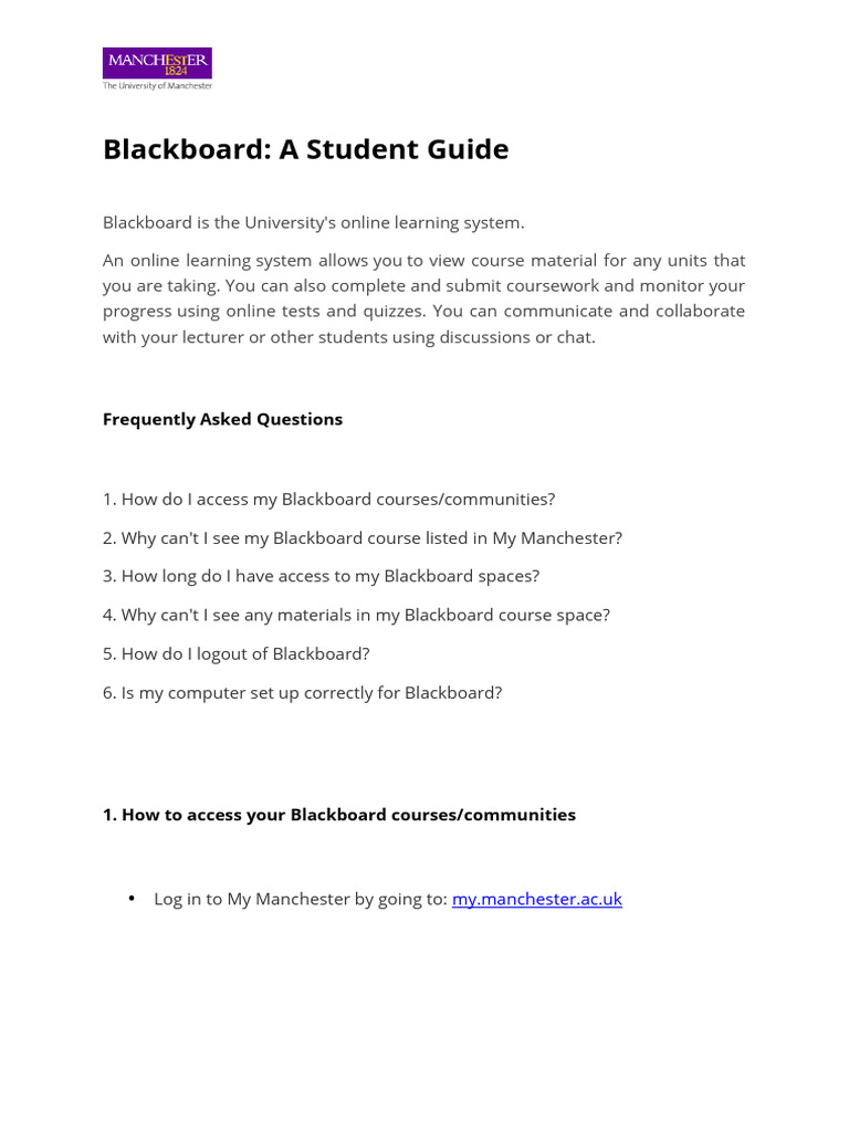 Mastering A Success: The Ultimate Blackboard A Student Guide from The University of The Cumberlands
