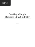 Tutorial Creating A Simple Business Object