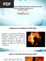 Nom 015 STPS PDF | PDF | Termorregulación | Temperatura
