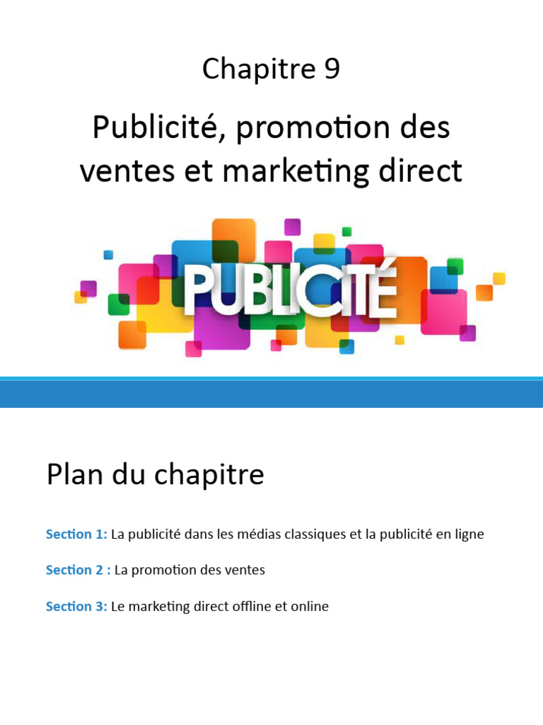 Publicité et marketing direct expliqués | PDF | Publicité | Média ...