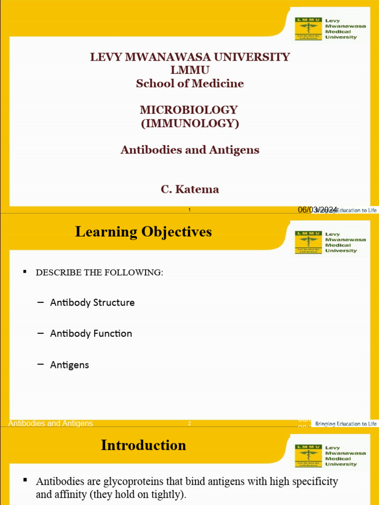 Antibody and Antigen Overview | PDF | Antibody | Immunoglobulin G