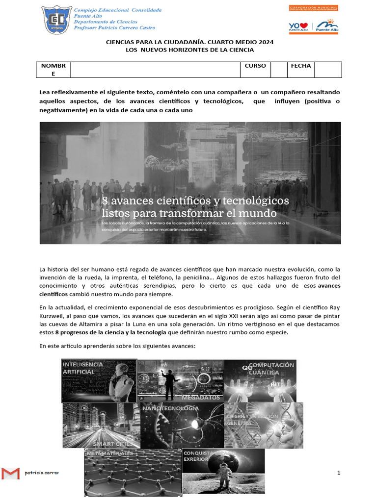 Avances Científicos Clave 2024 | PDF | Inteligencia artificial ...