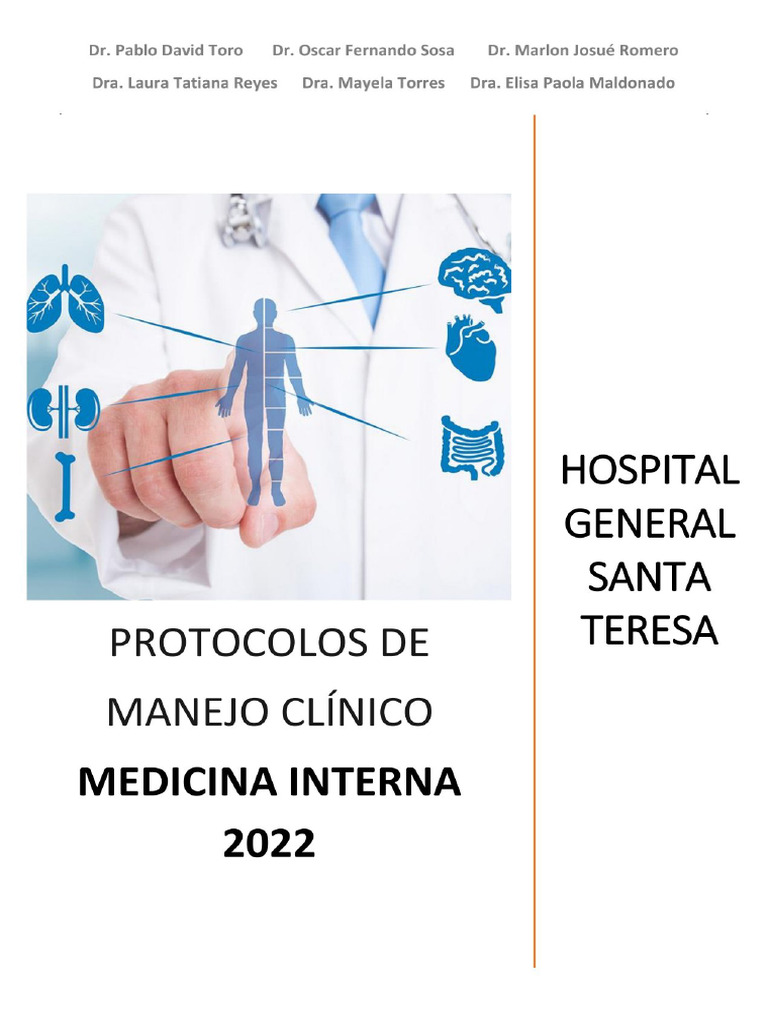 Protocolos Clinicos HGST 2022 | PDF