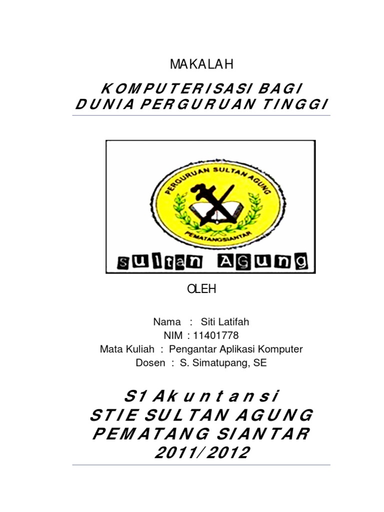 Makalah Aplikasi Komputer