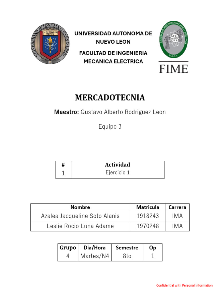 Mercadotecnica Act 1-8 Equipo 3 004 | PDF | Logística | Marketing