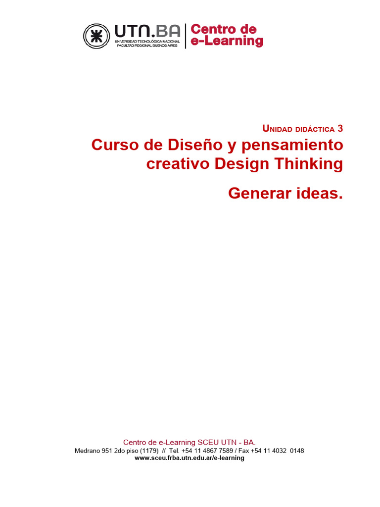 Generación de Ideas en Design Thinking | PDF | Comportamiento