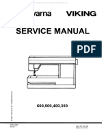 Husqvarna/Viking 350 Sewing Machine Service Manual