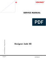 Husqvarna/Viking Jade 20 Sewing Machine Service Manual