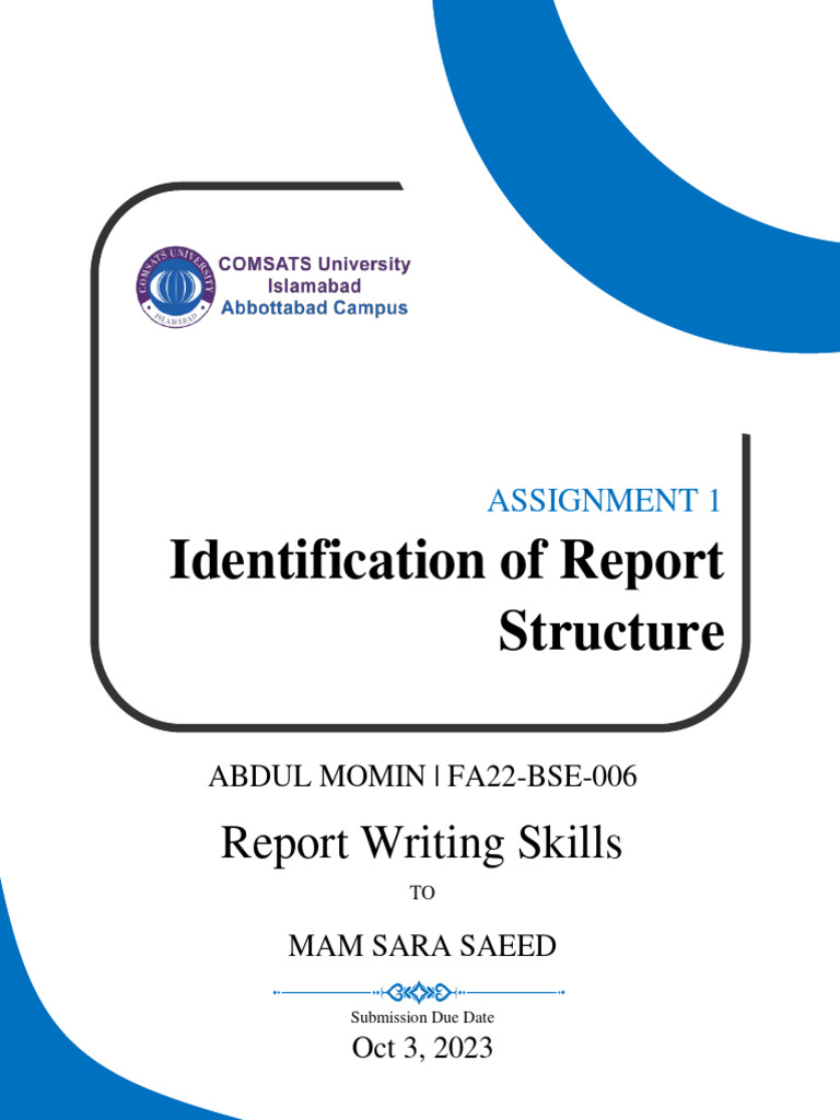 Assignment 1 | PDF | Technology & Engineering