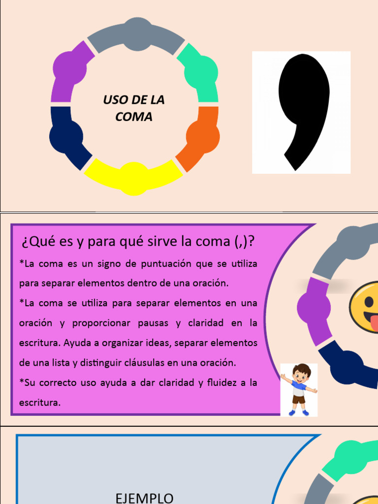 Uso de la Coma y Punto y Coma en Escritura | PDF | Artes del Lenguaje y ...