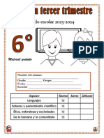 6° Examen tercer trimestre Profa. Kempis