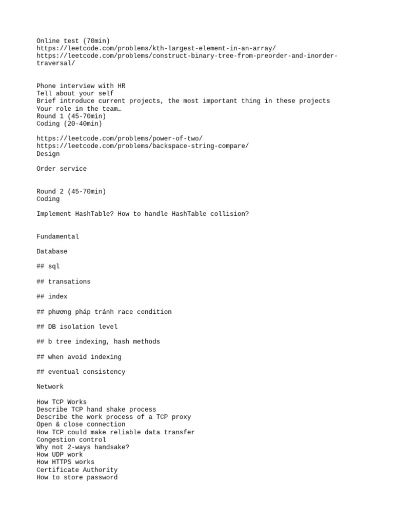 Bản Sao Của Leetcode | PDF | Transmission Control Protocol | Scheduling ... image.